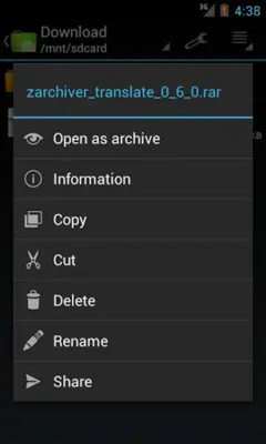 ZArchiver android App screenshot 13