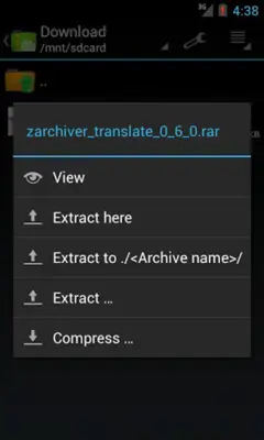 ZArchiver android App screenshot 14