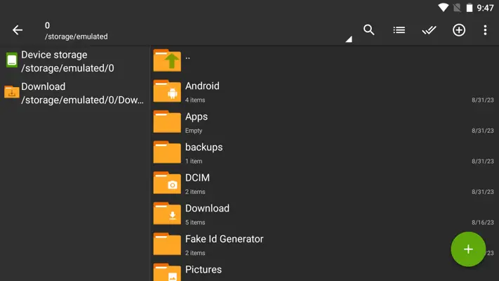 ZArchiver android App screenshot 8
